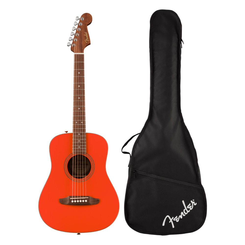 Fender フェンダー California Standard Redondo Mini with Bag Fiesta Red アコースティックギター サブ画像