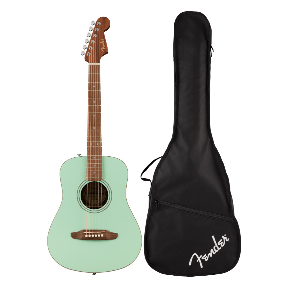 Fender フェンダー California Standard Redondo Mini with Bag Surf Green アコースティックギター サブ画像