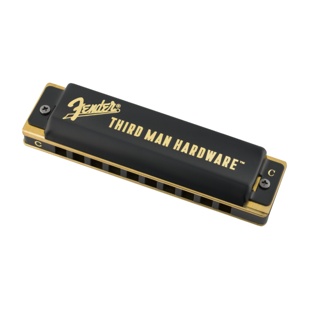 Fender フェンダー Fender x Third Man Hardware Harmonica Black C調 10穴ダイアトニックハーモニカ ブルースハープ