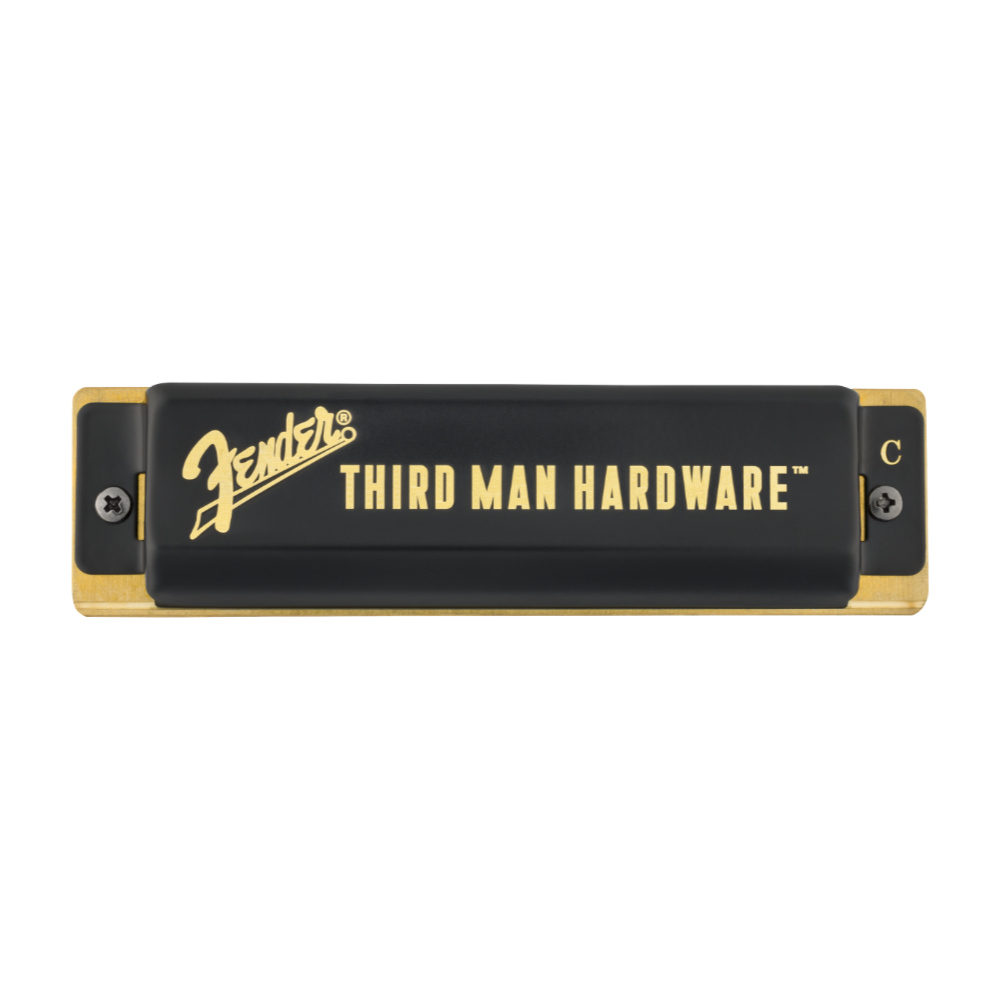Fender フェンダー Fender x Third Man Hardware Harmonica Black C調 10穴ダイアトニックハーモニカ ブルースハープ トップ画像