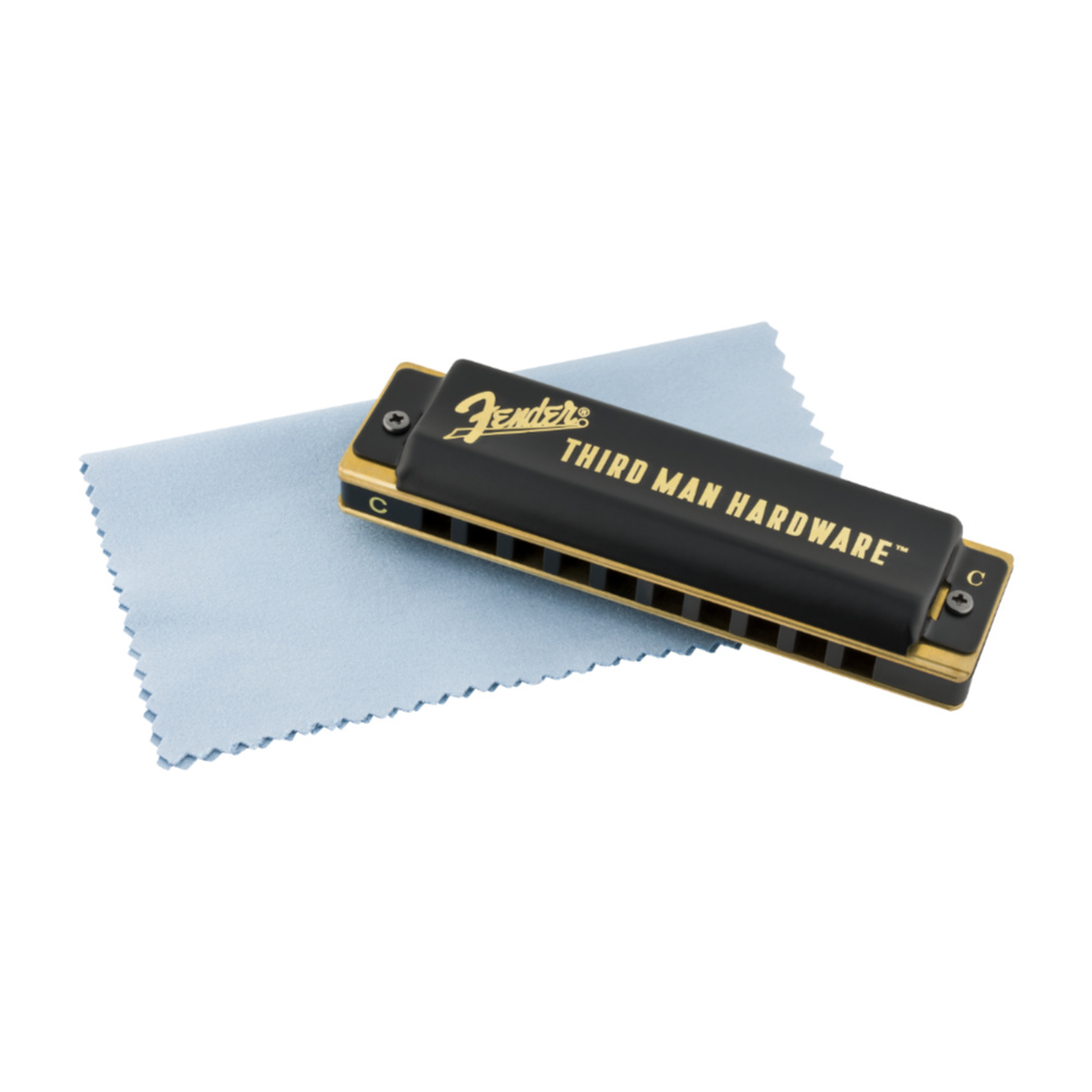 Fender フェンダー Fender x Third Man Hardware Harmonica Black C調 10穴ダイアトニックハーモニカ ブルースハープ サブ画像1