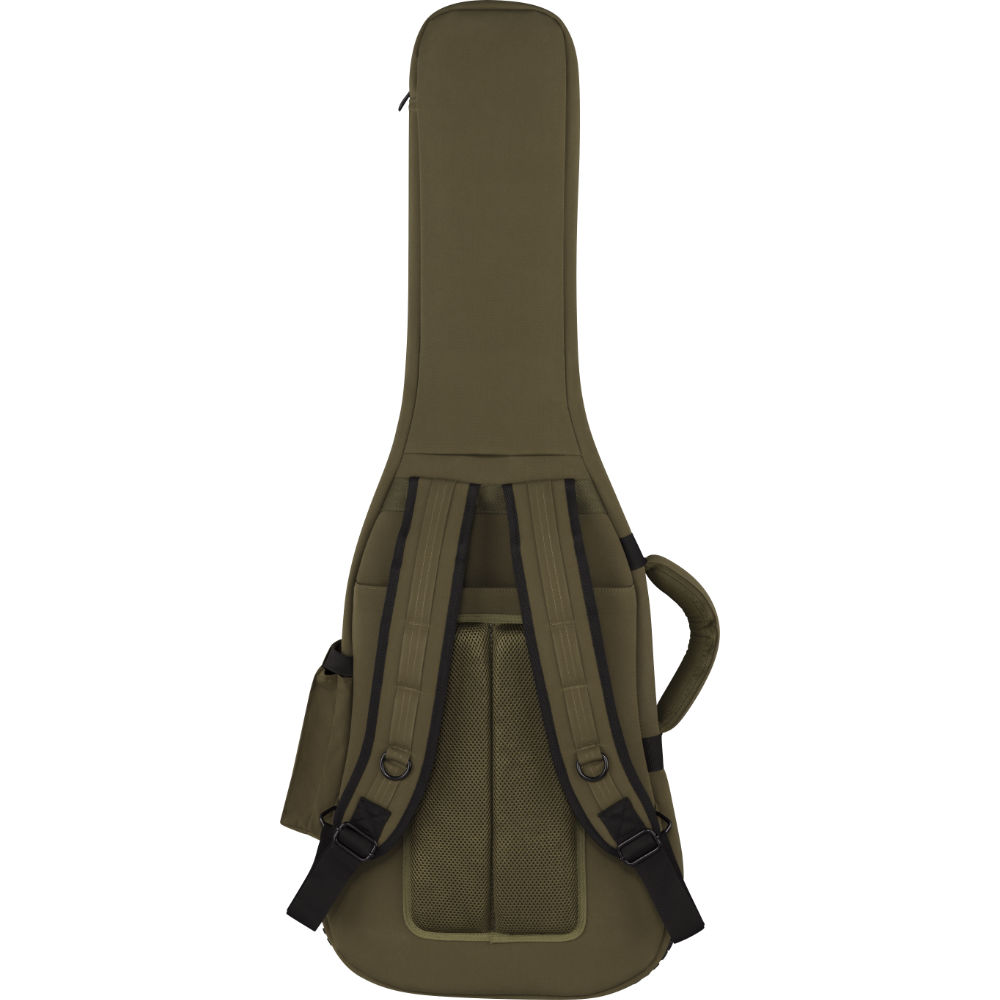 Fender フェンダー Troubadour Electric Guitar Gig Bag Olive エレキギター用ギグバッグ オリーブ バックパックストラップ
