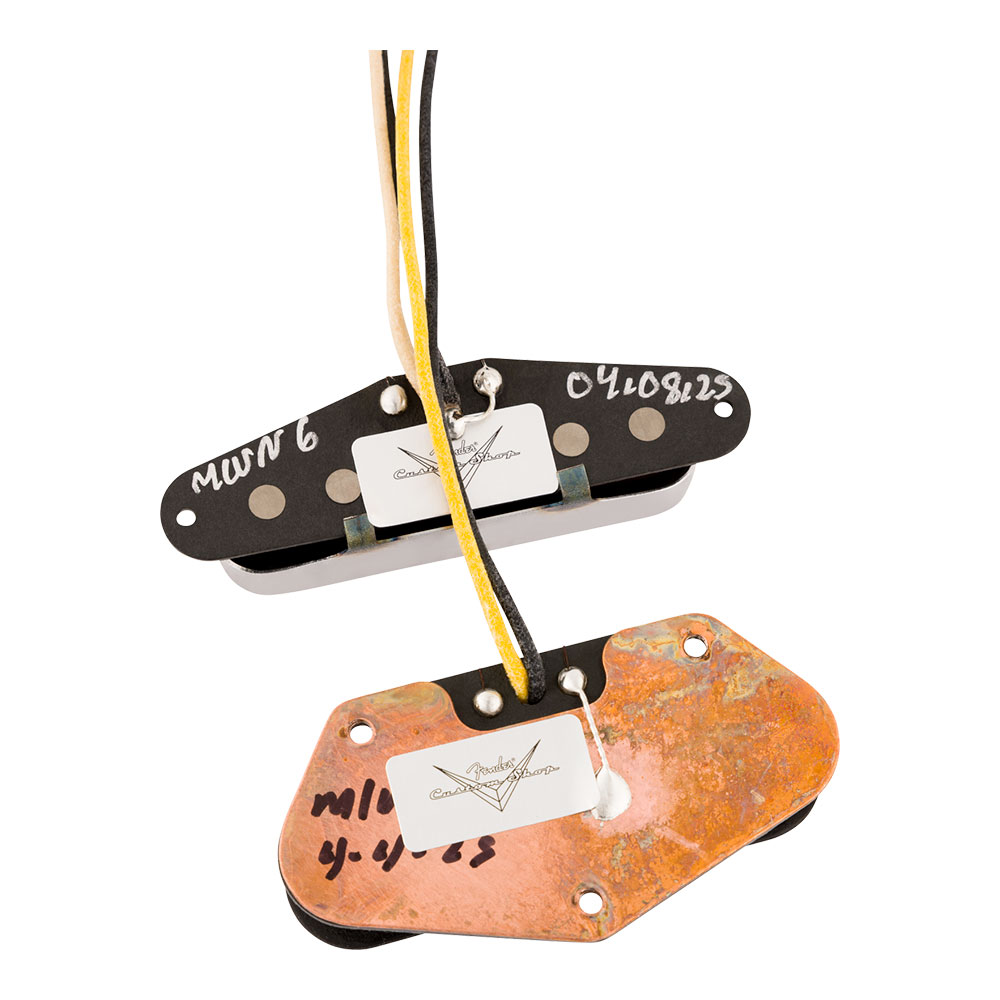 Fender フェンダー Custom Shop ’55/’56 Whiteguard Telecaster Pickups Set of 2 ピックアップ 裏面