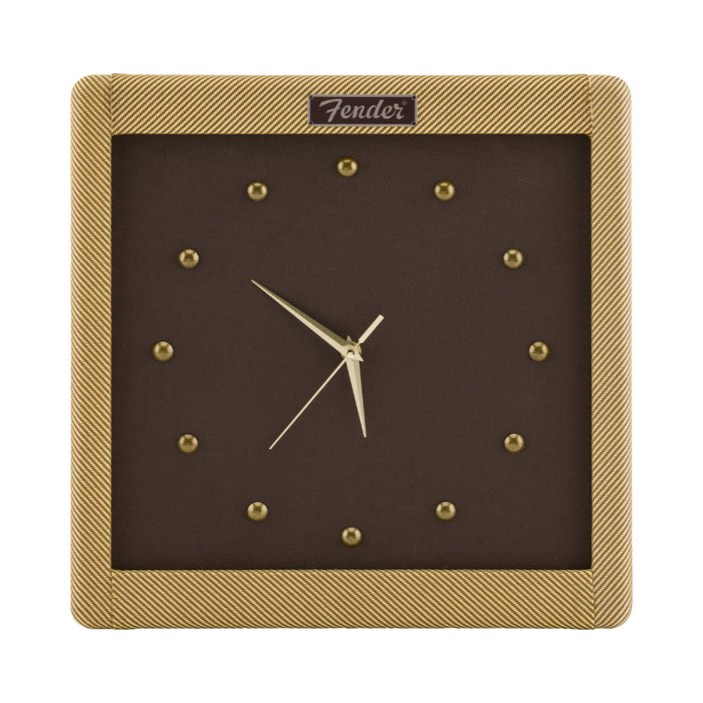 Fender フェンダー Tweed Wall Clock ツイードデザイン 壁掛け時計 ウォールクロック
