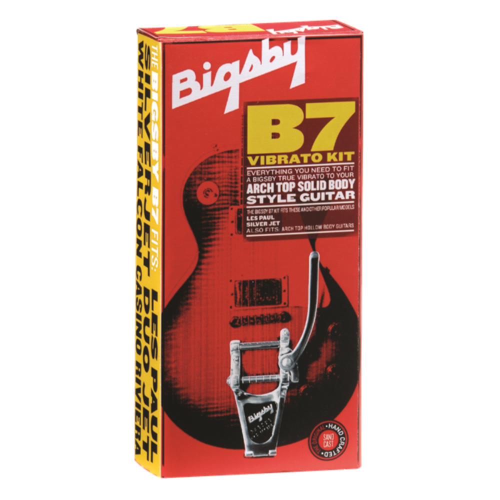 BIGSBY ビグスビー B7 Vibrato Tailpiece Polished Aluminum ヴィブラート トレモロユニット パッケージ画像