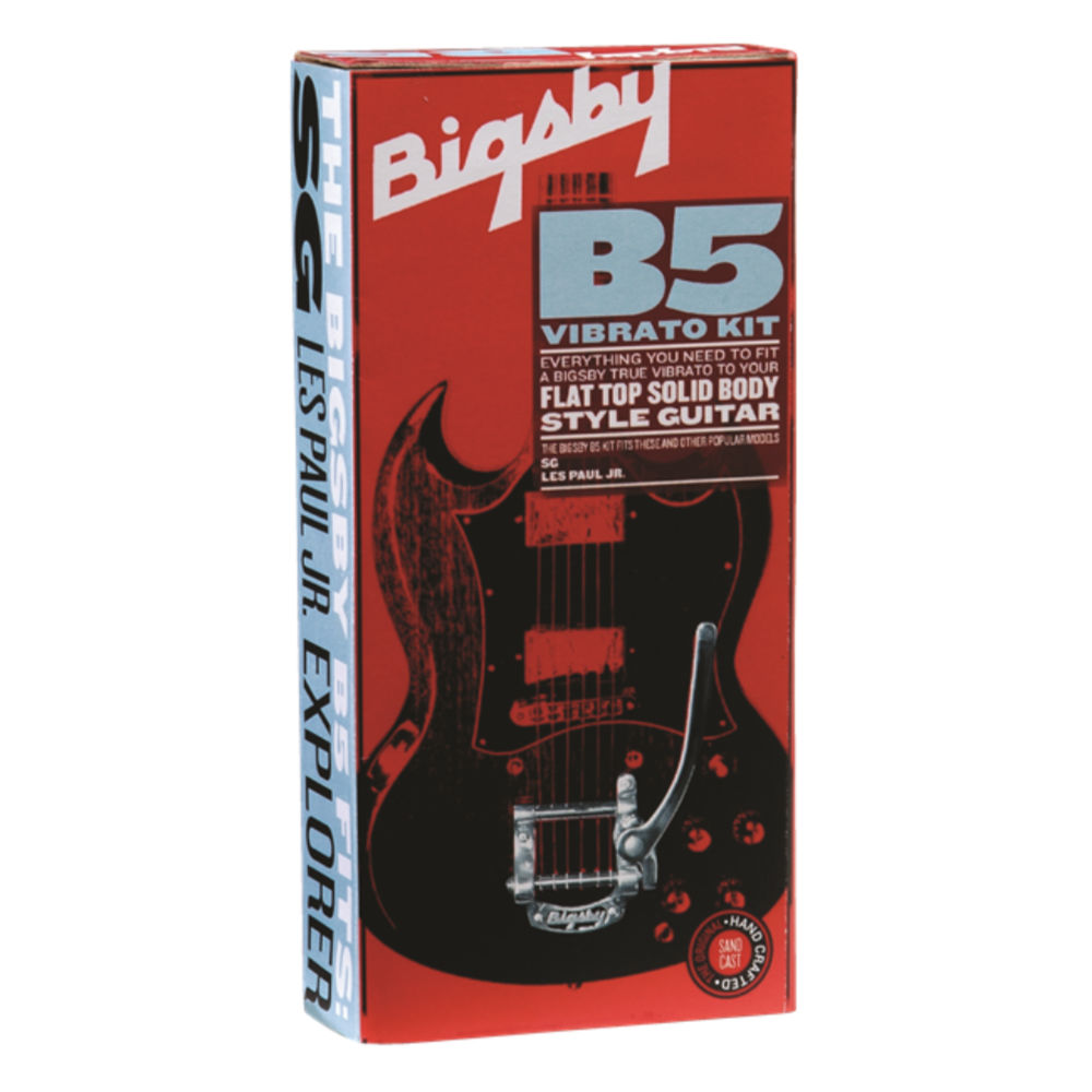 BIGSBY ビグスビー B5 Vibrato Tailpiece Polished Aluminum ヴィブラート トレモロユニット パッケージ画像