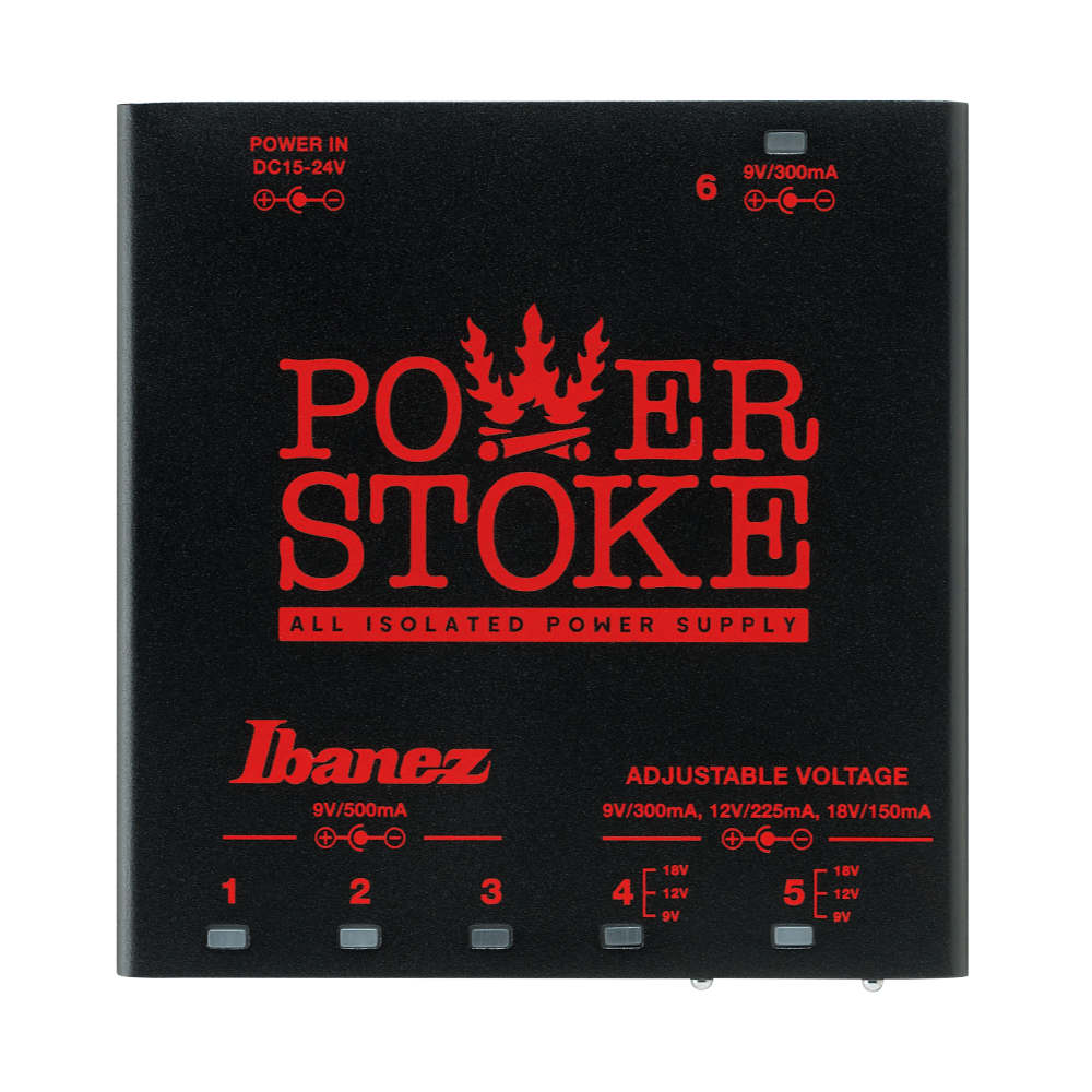 IBANEZ アイバニーズ PWRS6 Powerstoke Power Supply パワーサプライ トップ画像