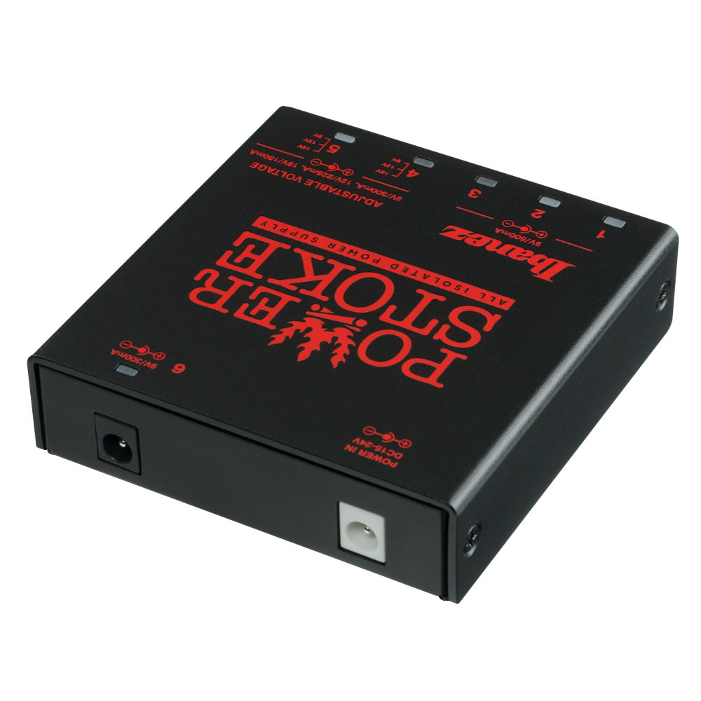 IBANEZ アイバニーズ PWRS6 Powerstoke Power Supply パワーサプライ リア右斜めアングル画像