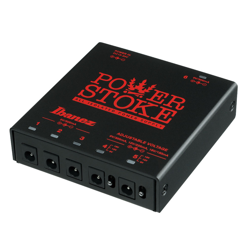 IBANEZ アイバニーズ PWRS6 Powerstoke Power Supply パワーサプライ 斜めアングル画像