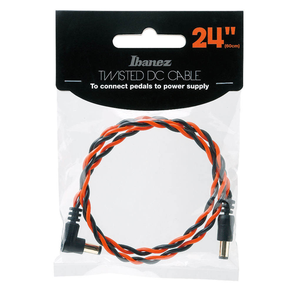 IBANEZ アイバニーズ DCT24-BNR Twisted-pair DC Cable 60cm DCケーブル パッケージ画像