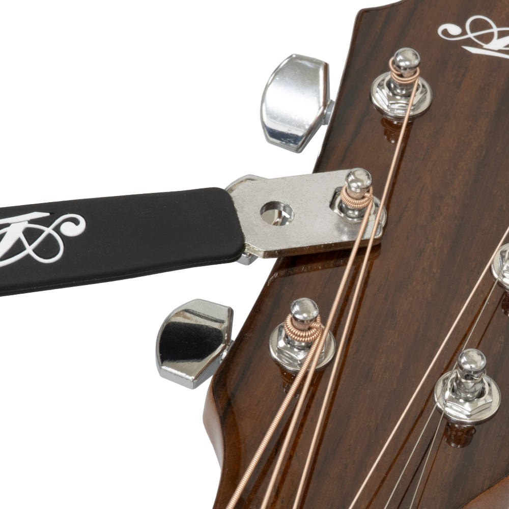 ARIA アリア BPP-100 Bridge Pin Puller with 10mm Hex Wrench ブリッジピン抜き アコースティックギター用ブリッジピン抜き 使用例画像2