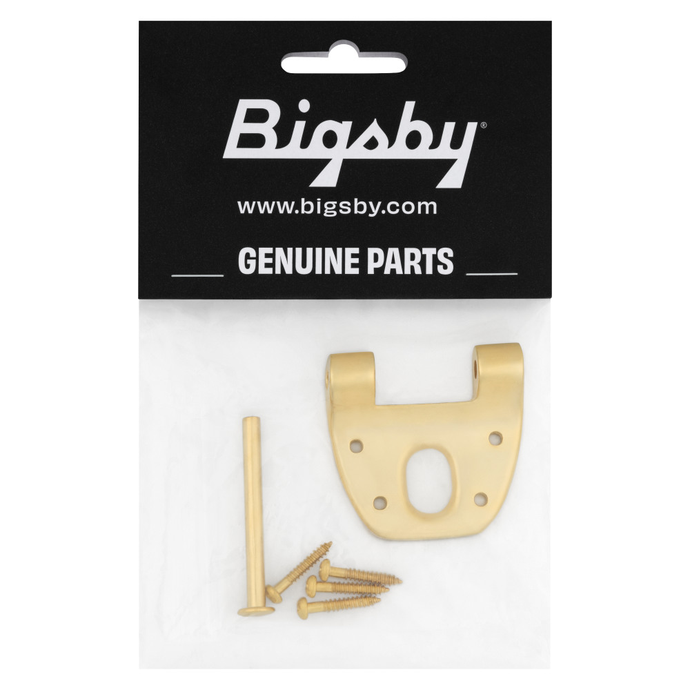 BIGSBY ビグスビー Extra Short Hinge w/Hinge Pin and Screws Gold トレモロユニット用ヒンジ パッケージ画像