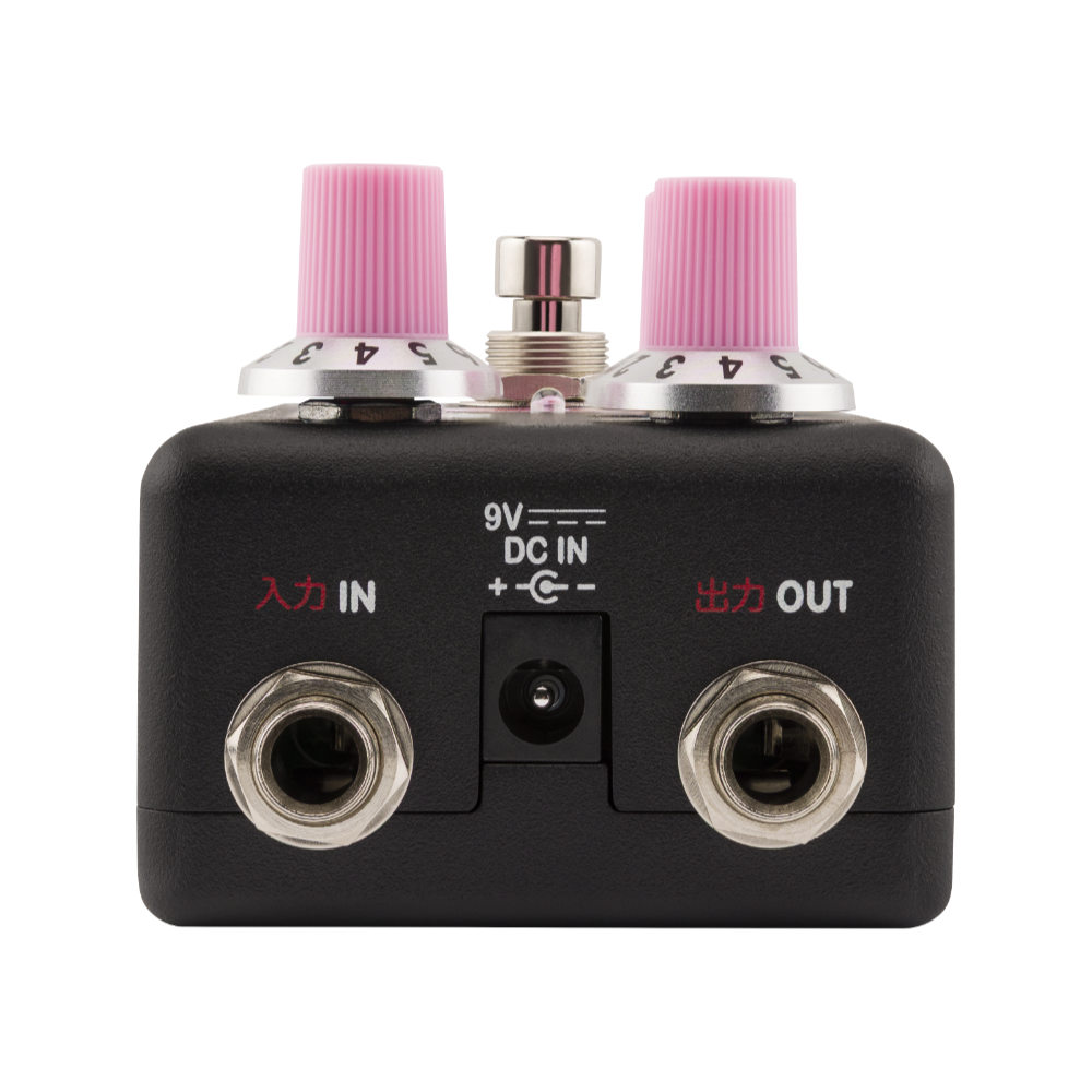 Fender フェンダー x Hello Kitty Black Fuzz Pedal ファズ ギターエフェクター リア画像