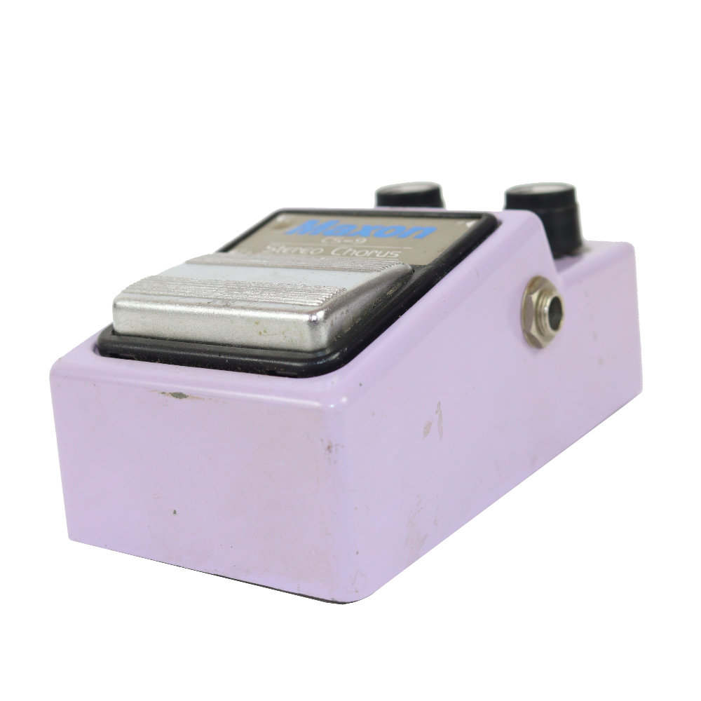 【中古】コーラス エフェクター MAXON マクソン CS-9 Stereo Chorus Black Label ギターエフェクター 側面