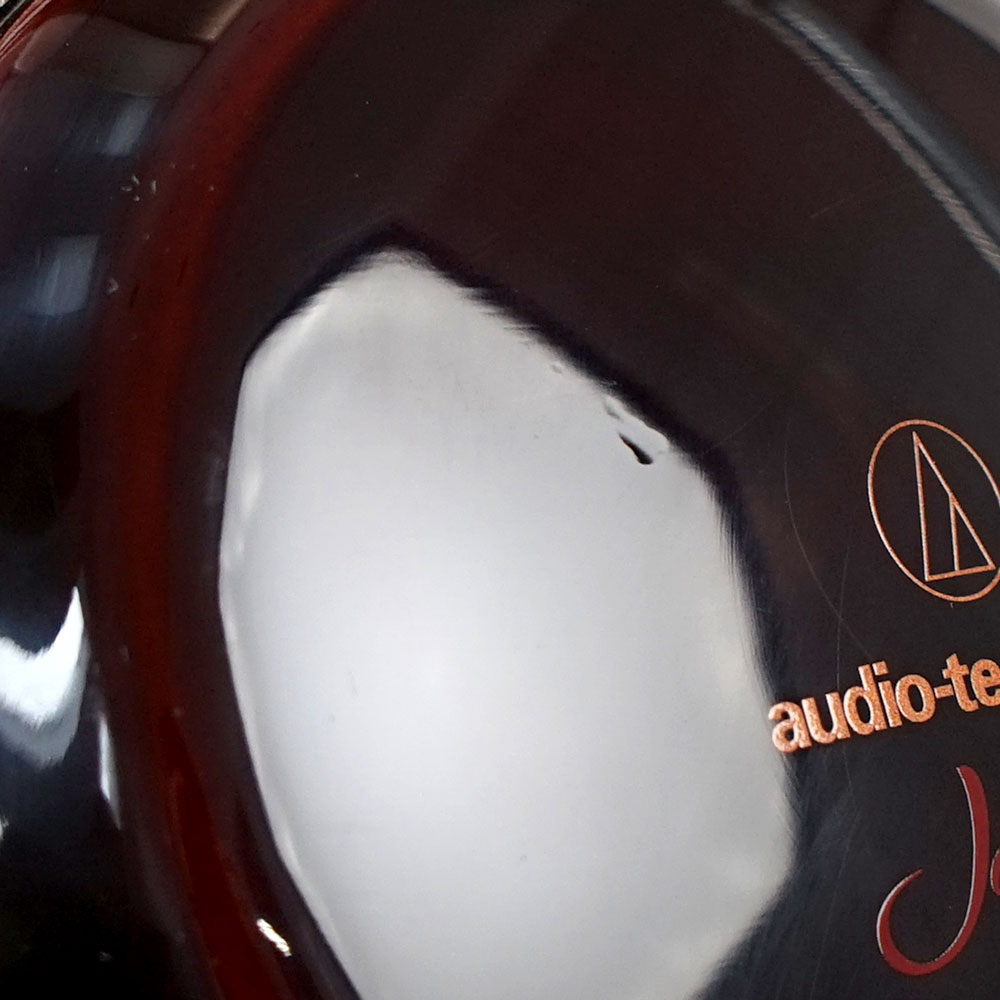 【中古】 ヘッドホン audio-technica ATH-W2002 オーディオテクニカ 40周年記念モデル 北海道産アサダ桜削り出し 打痕