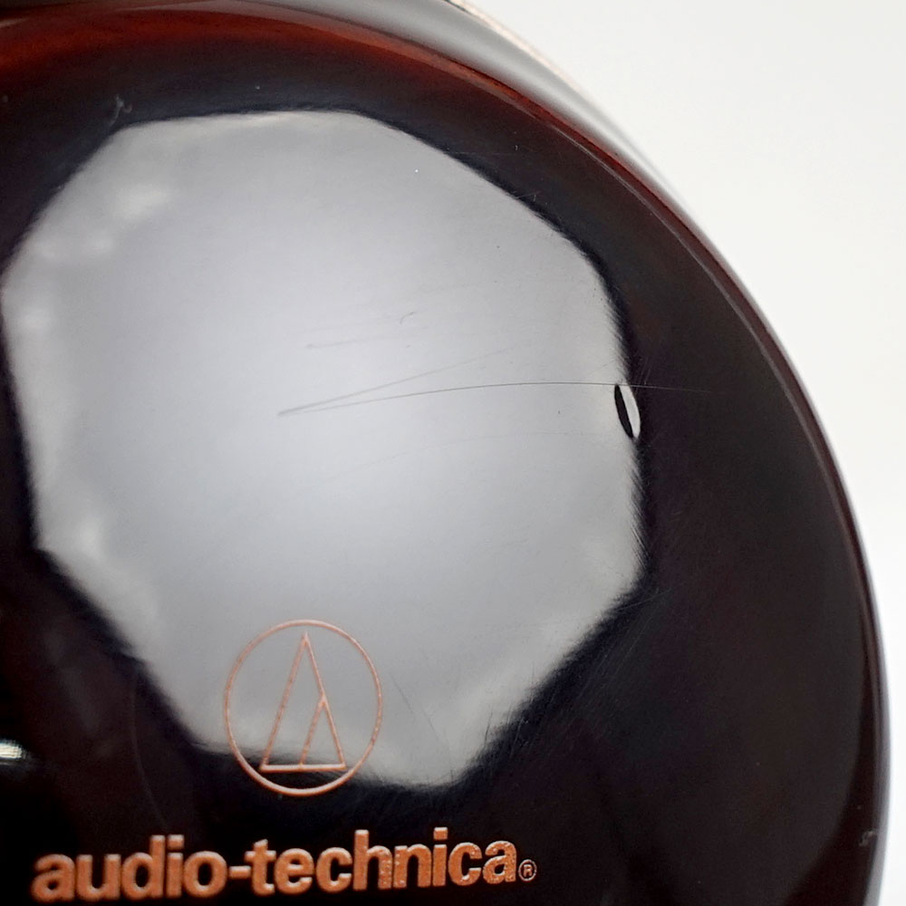 【中古】 ヘッドホン audio-technica ATH-W2002 オーディオテクニカ 40周年記念モデル 北海道産アサダ桜削り出し 打痕