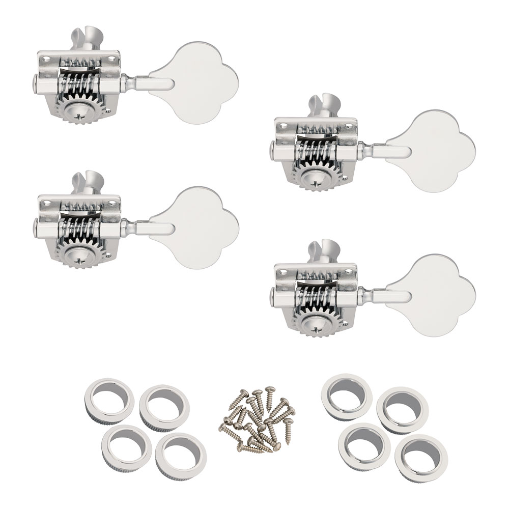 Fender フェンダー Player Series Bass Tuning Machines  Chrome (4) ベース用ペグ
