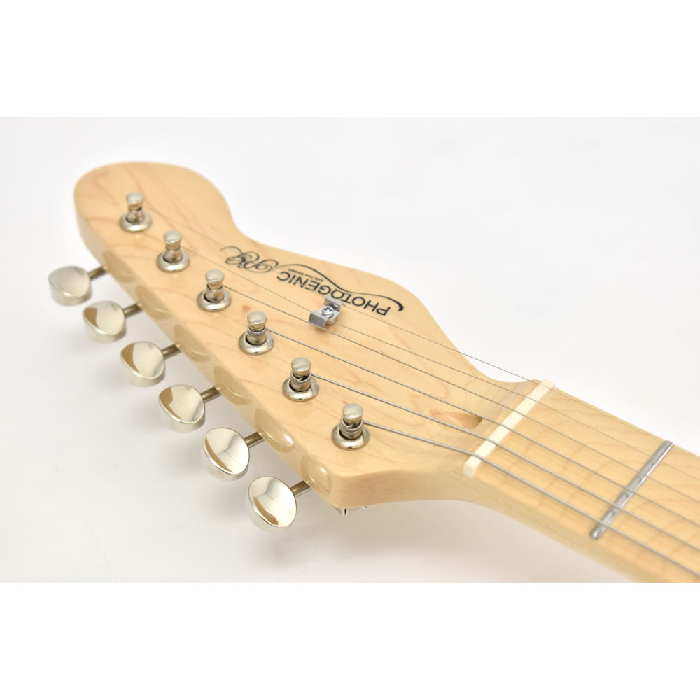 エレキギター PHOTOGENIC TLT-200 BK シンラインタイプ TL ブラック ヘッド画像