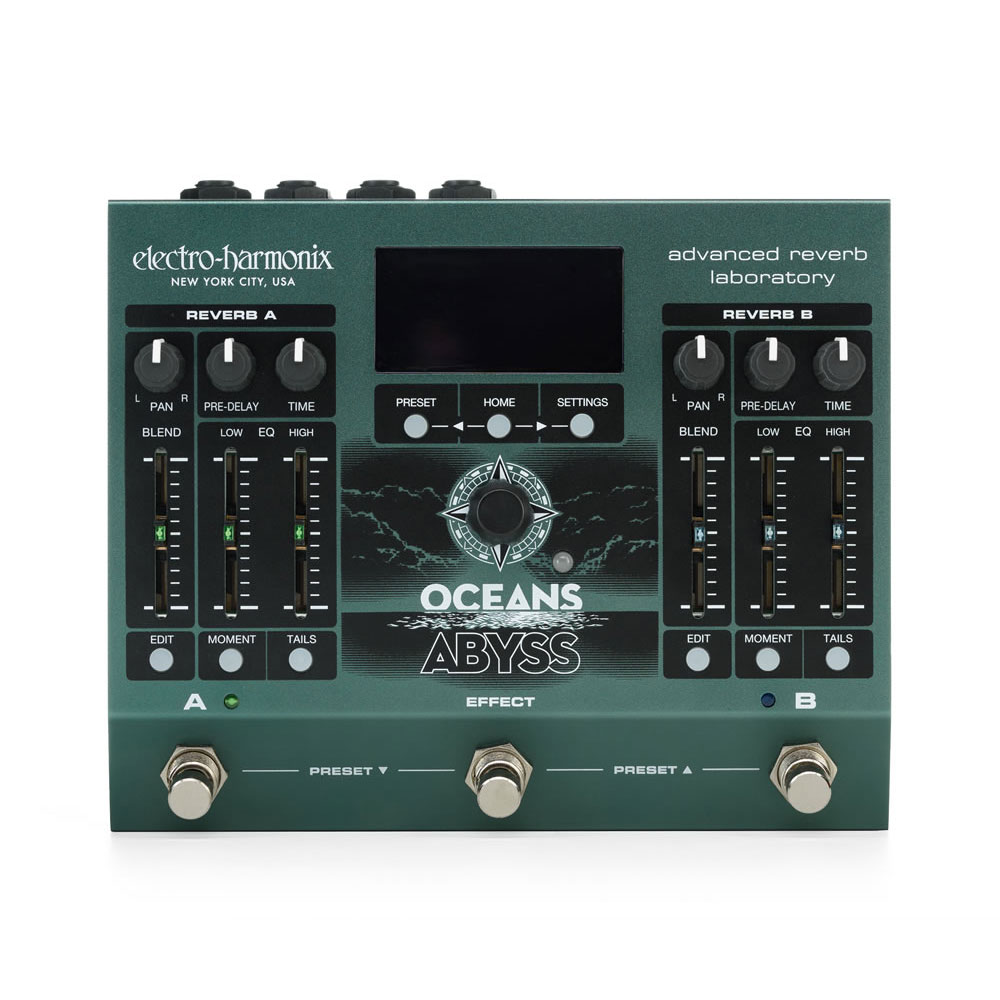 エフェクター リバーブ ELECTRO-HARMONIX OCEANS ABYSS Advanced Reverb Laboratory エレクトハーモニクス エレハモ