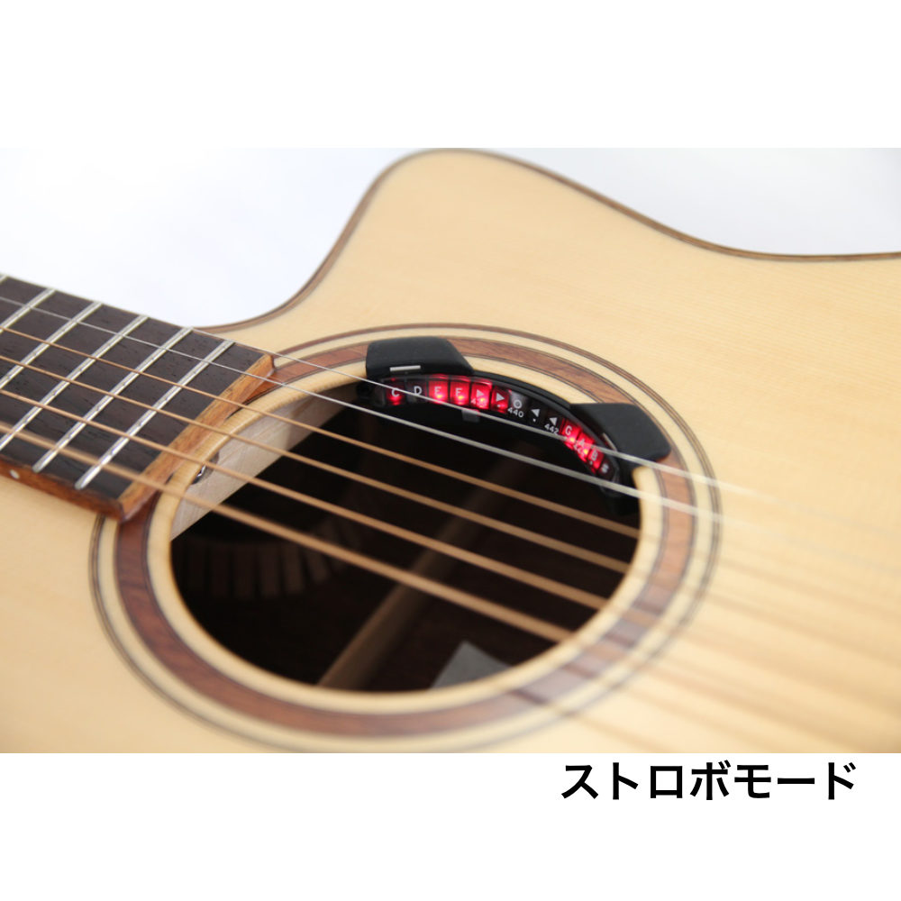MORRIS モーリス ST-1 Soundhole Tuner アコースティックギター専用チューナー サウンドホールチューナー ストロボモード画像