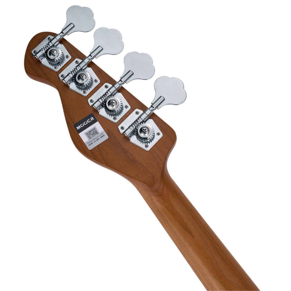 Mooer ムーアー MBJ420 Red Burst エレキベース ヘッドバック画像