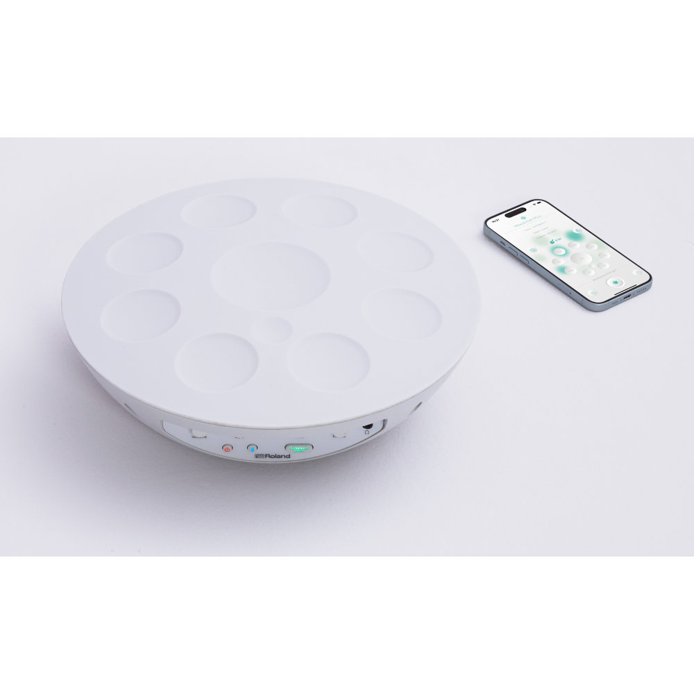電子スチールパン ROLAND MN-10 Mood Pan Electronic Hand Percussion ローランド 電子パーカッション 全体イメージ