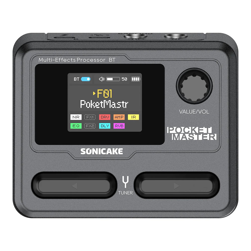 ソニケーキ Sonicake Pocket Master QME-10BK ブラック マルチエフェクター