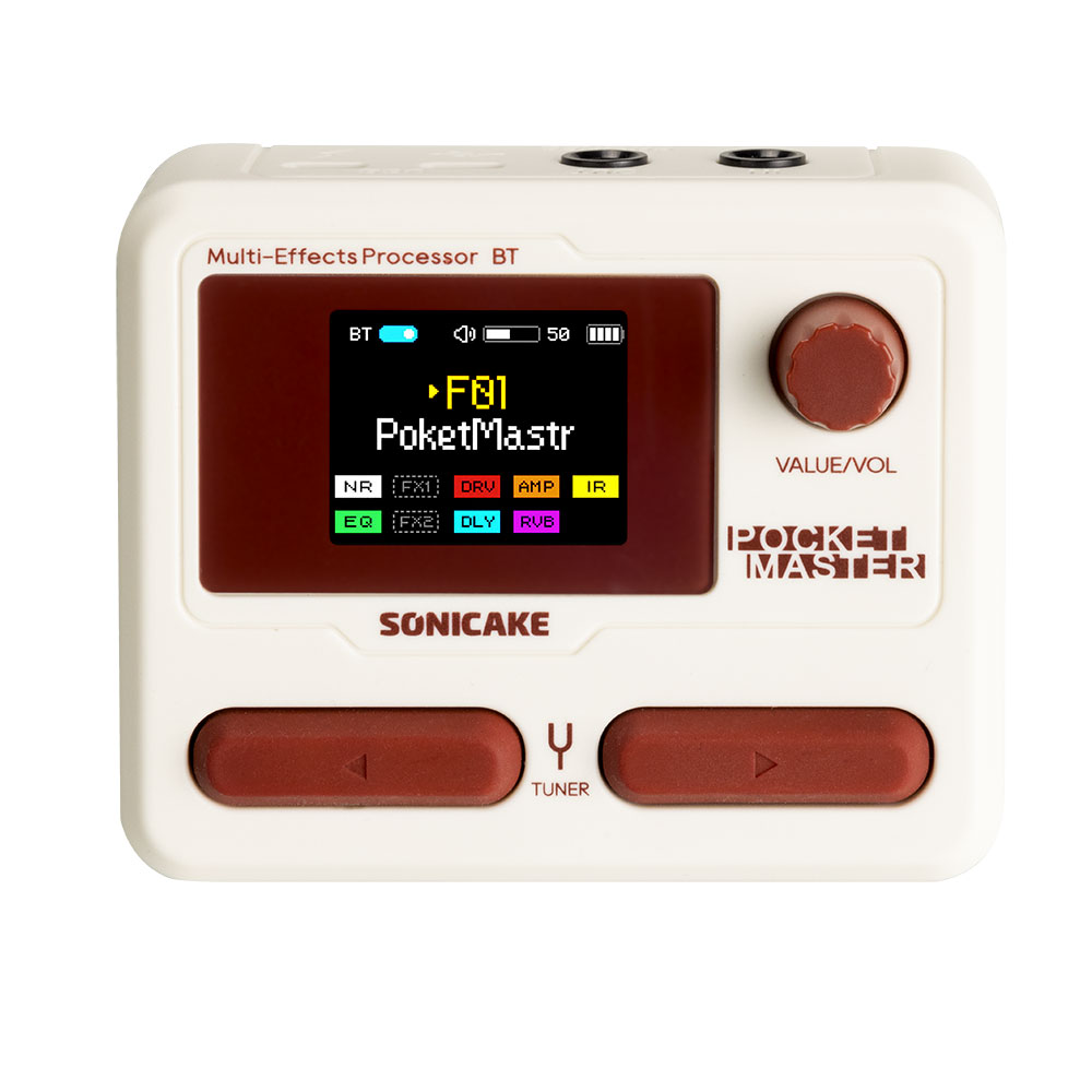 ソニケーキ Sonicake Pocket Master QME-10WH ホワイト マルチエフェクター