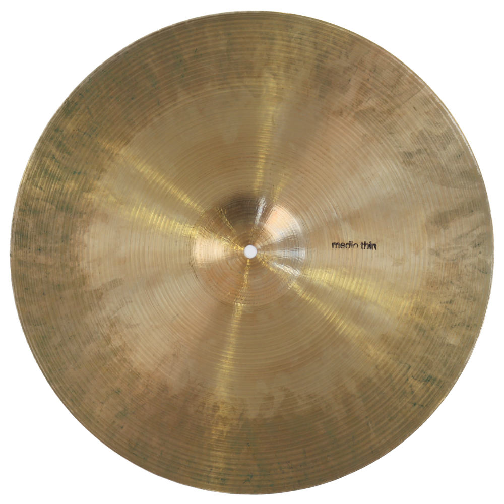 【中古】 クラッシュシンバル ザンキ ZANKI crash medio thin 18インチ 本体画像 裏