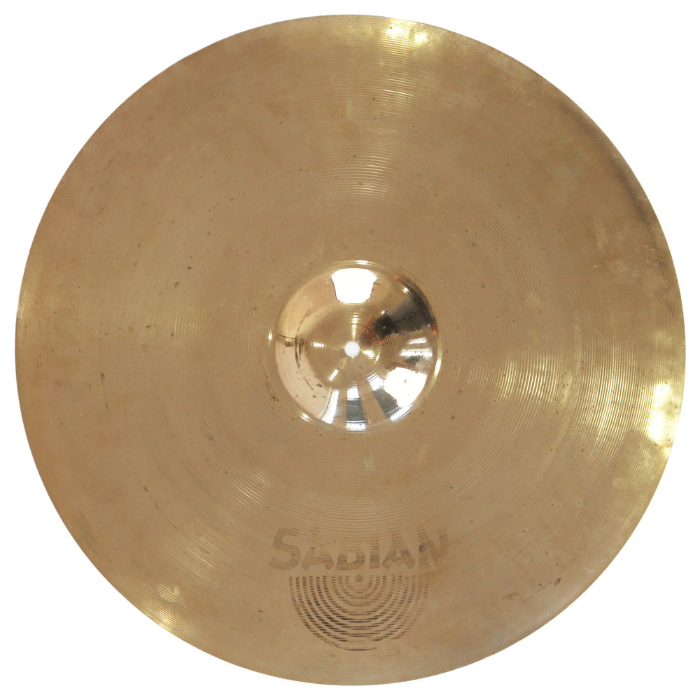 【中古】 ライドシンバル セイビアン SABIAN HEAVY RIDE 22インチ 本体画像 裏