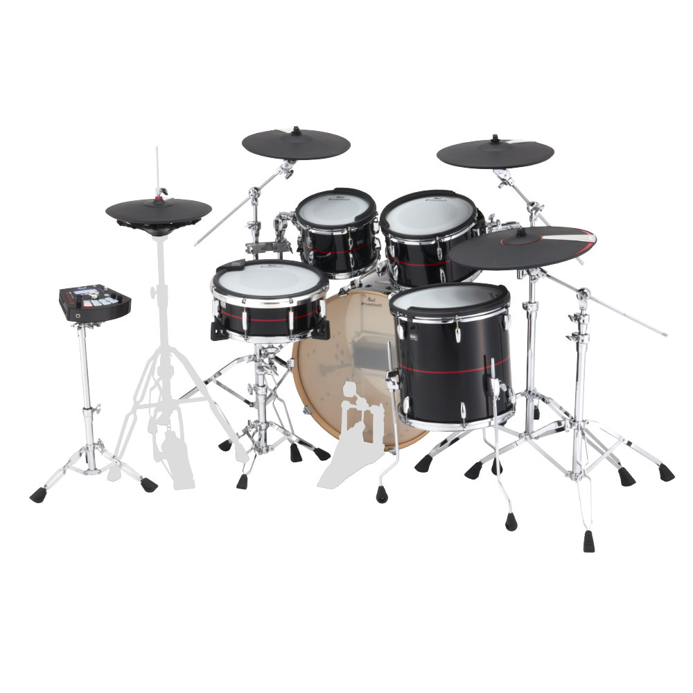 Pearl e/MERGE PRO w/Add-on Kit Premium EMPP925S/C-AOK #758 アドオン キット 電子ドラムセット 全体背面