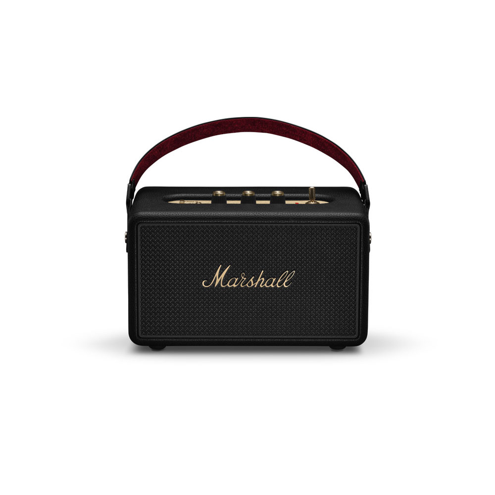 MARSHALL マーシャル Kilburn III BLACK AND BRASS ワイヤレススピーカー ブラック&ブラス Bluetoothスピーカー フロント画像