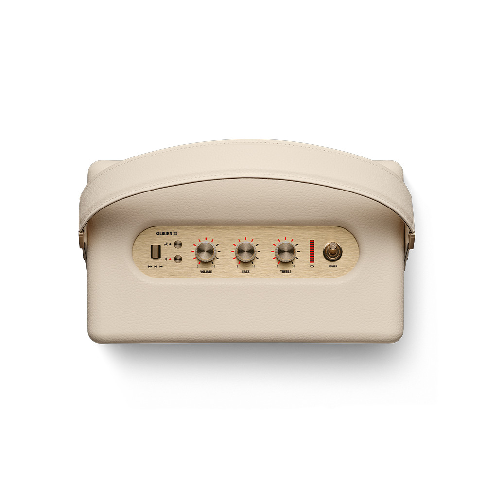 MARSHALL マーシャル Kilburn III CREAM ワイヤレススピーカー クリーム Bluetoothスピーカー トップ画像