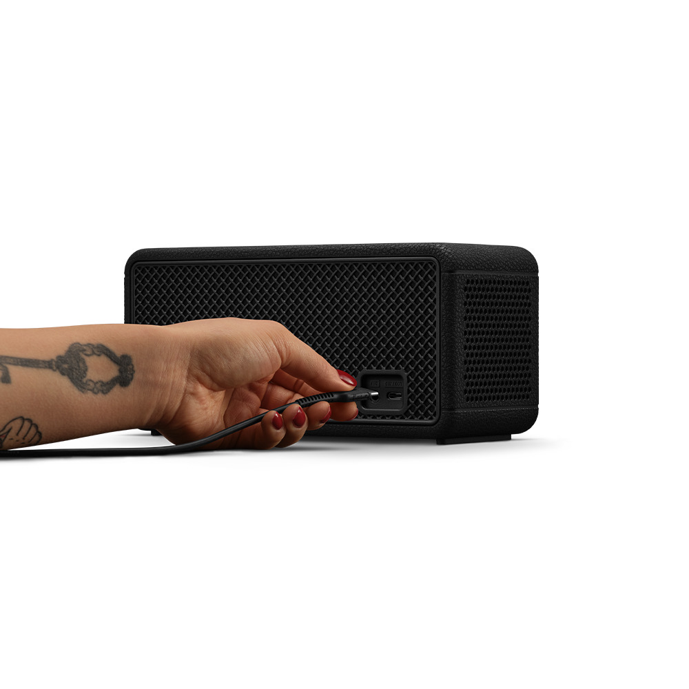 MARSHALL マーシャル Middleton II Black and Brass ワイヤレススピーカー ブラック&ブラス Bluetoothスピーカー リア画像