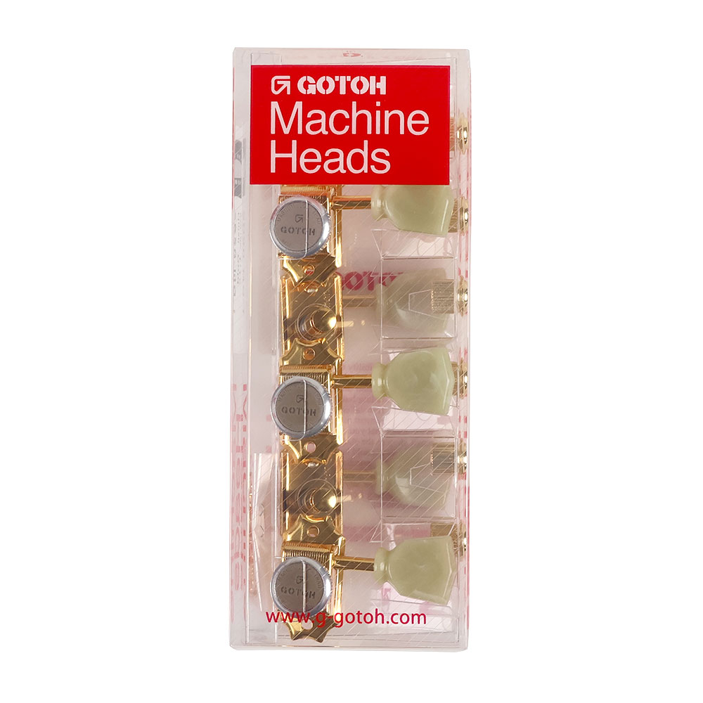 ゴトー GOTOH SD90-MG-T-SL-L3R3-Gold ギター用ペグ