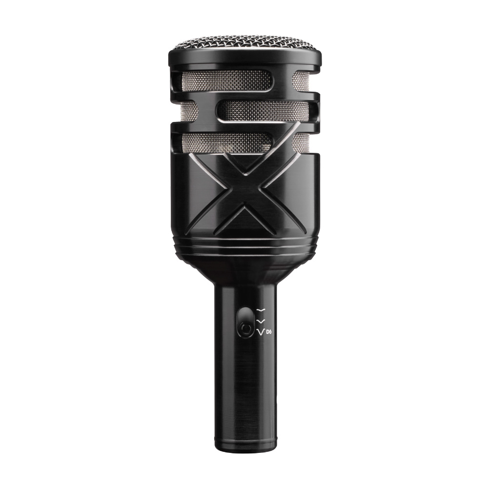 マイク AUDIX D6X ドラム用ダイナミックマイク 3種類の周波数特性を選択可能なドラム用マイク リア画像
