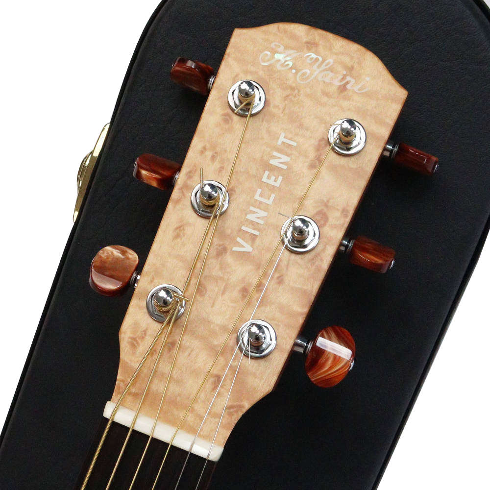 【中古】 アコースティックギター K.Yairi VINCENT VN-30 Blues 2019年製 ヴィンセント Kヤイリ ヘッド画像
