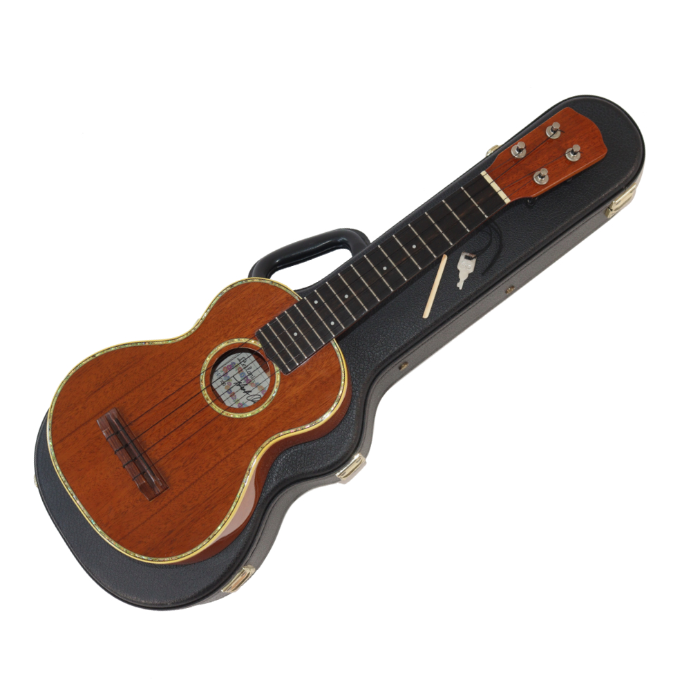 【中古】 ウクレレ Leilani Concert Herb Ohta Signature レイラニ コンサートウクレレ Ohta-sanモデル ハーブ・オータ #45 of 100