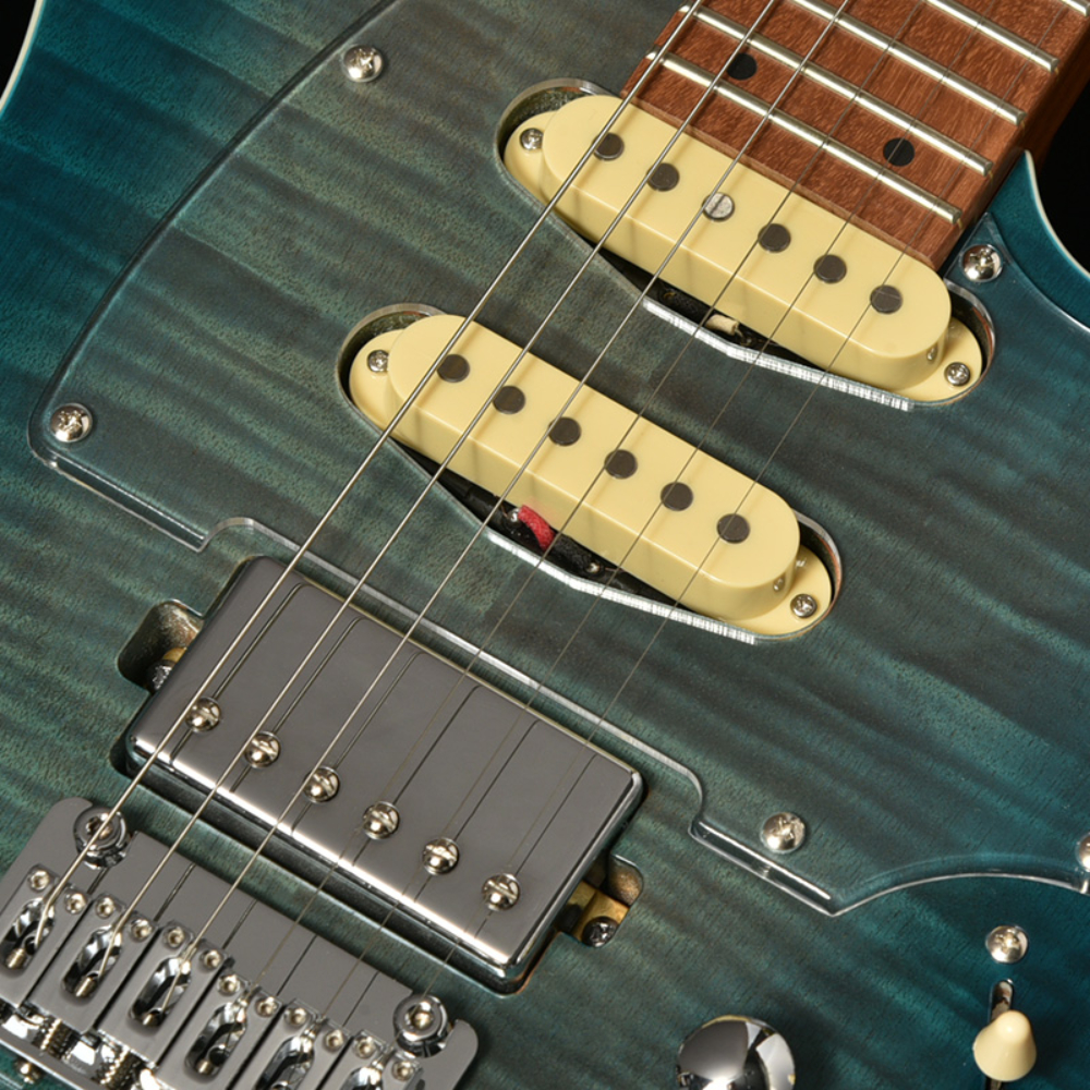 BACCHUS バッカス Universe Series TAC24AD-FMH RSM/M BLU-B エレキギター ピックアップ部