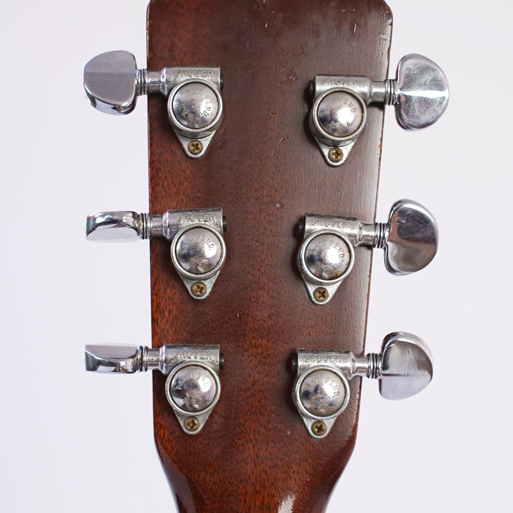 【中古】 アコースティックギター MARTIN D-18 1969年製 トップ割れ修正痕あり ヘッド裏