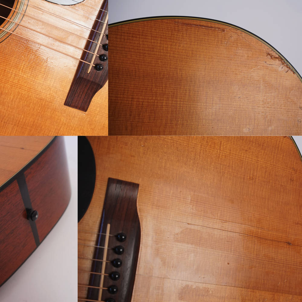 【中古】 アコースティックギター MARTIN D-18 1969年製 トップ割れ修正痕あり トップ修正