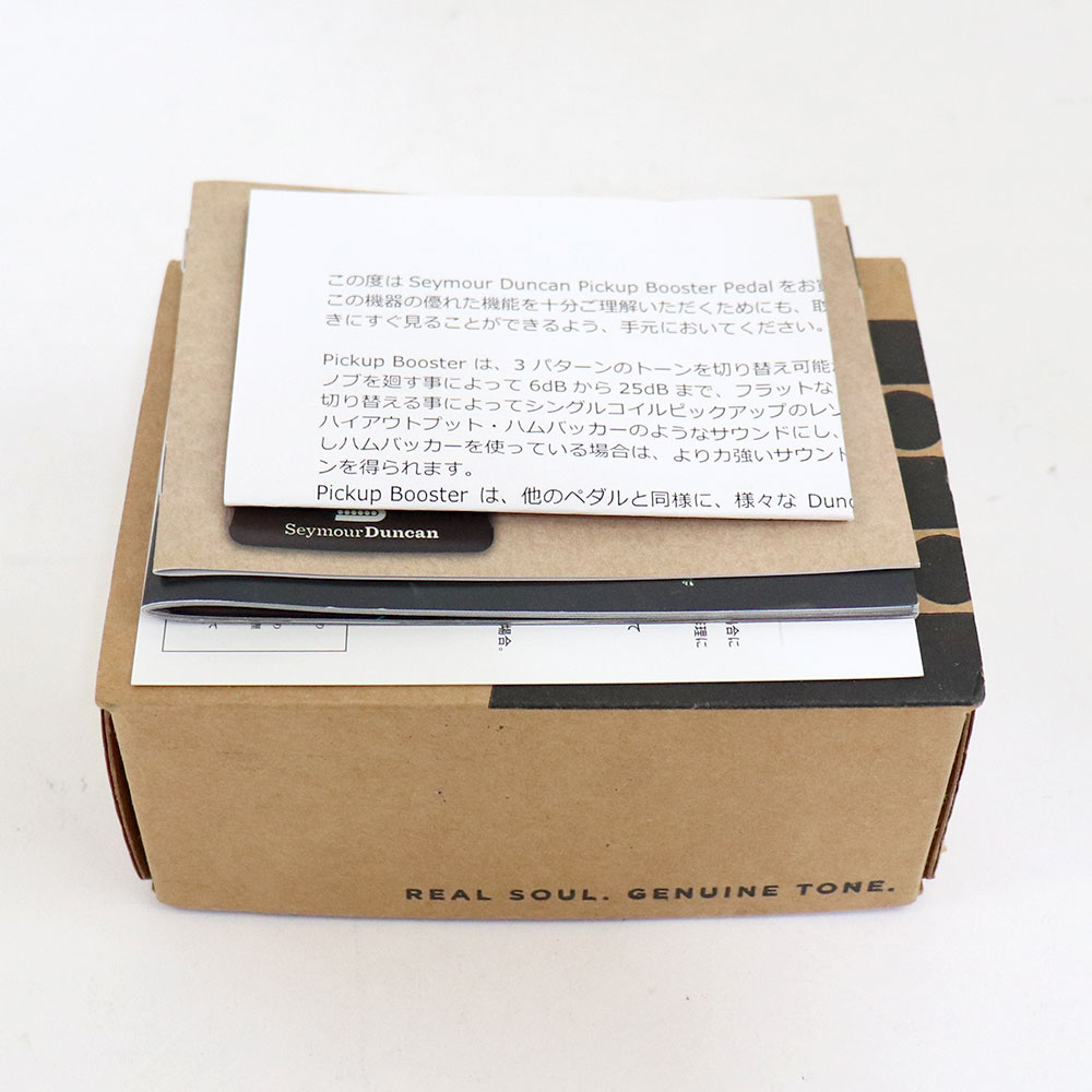 【中古】 ブーストペダル Seymour Duncan Pickup Booster Pedal Hi-Def Boost & Line Driver 付属品