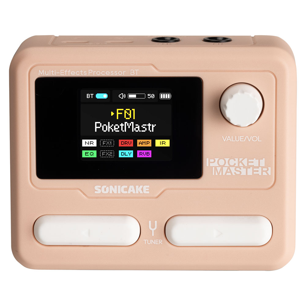 ソニケーキ Sonicake Pocket Master QME-10PK ピンク マルチエフェクター