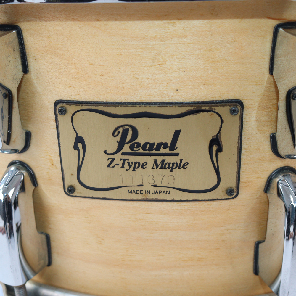 【中古】 スネアドラム パール Pearl Z-Type Maple 14x6.5 Made in Japan 詳細画像