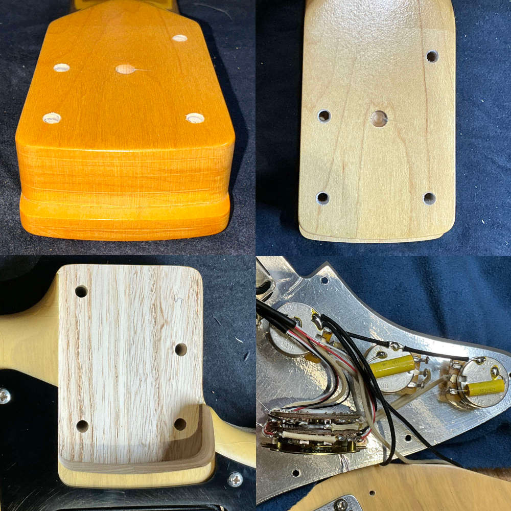 【中古】Black Smoker ブラックスモーカー TRAD MASTER Series SIGMA HSH Blonde Light Aged エレキギター ネックポケット、ヒール、ポット