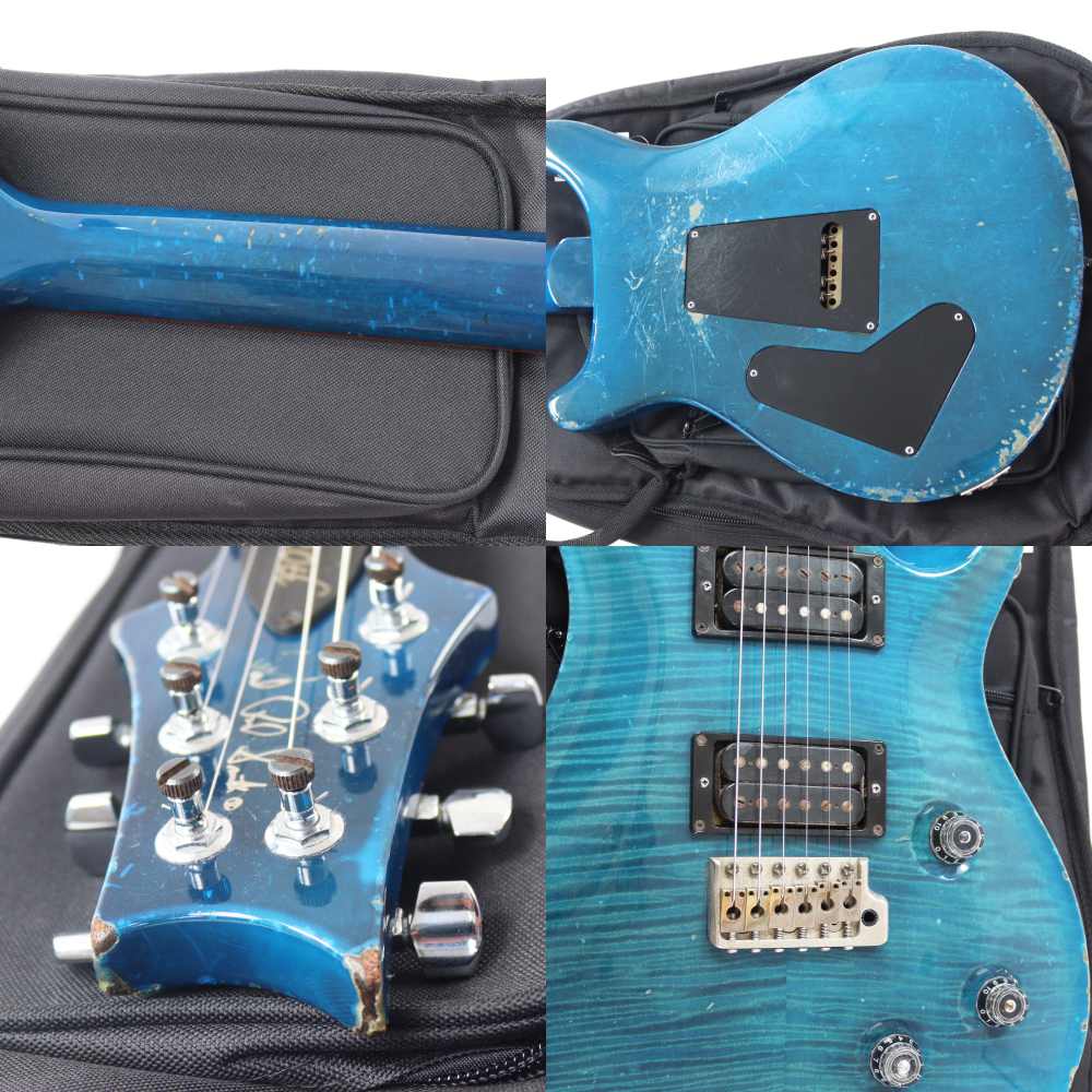 【中古】 エレキギター PRS 20th Anniversary Custom 24 10Top Royal Blue 2005年製 Paul Reed Smith 3.72kg 傷 1