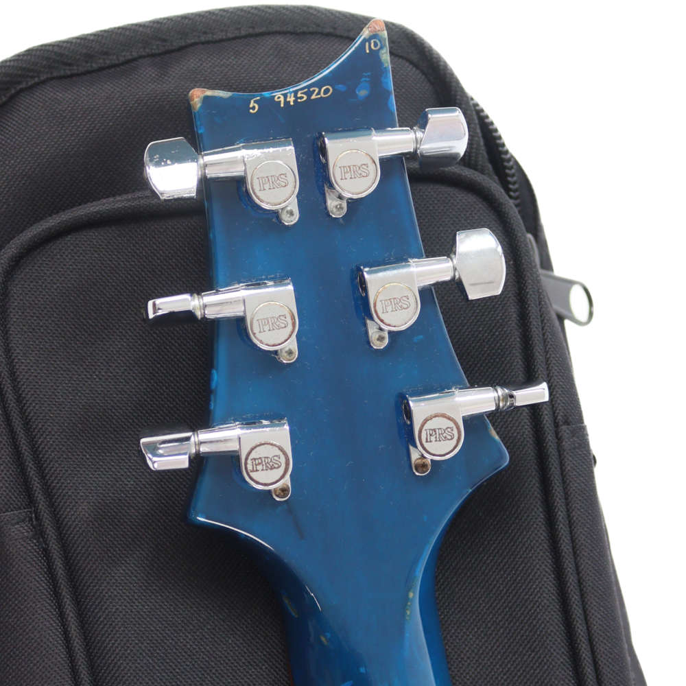 【中古】 エレキギター PRS 20th Anniversary Custom 24 10Top Royal Blue 2005年製 Paul Reed Smith 3.72kg ヘッド裏画像