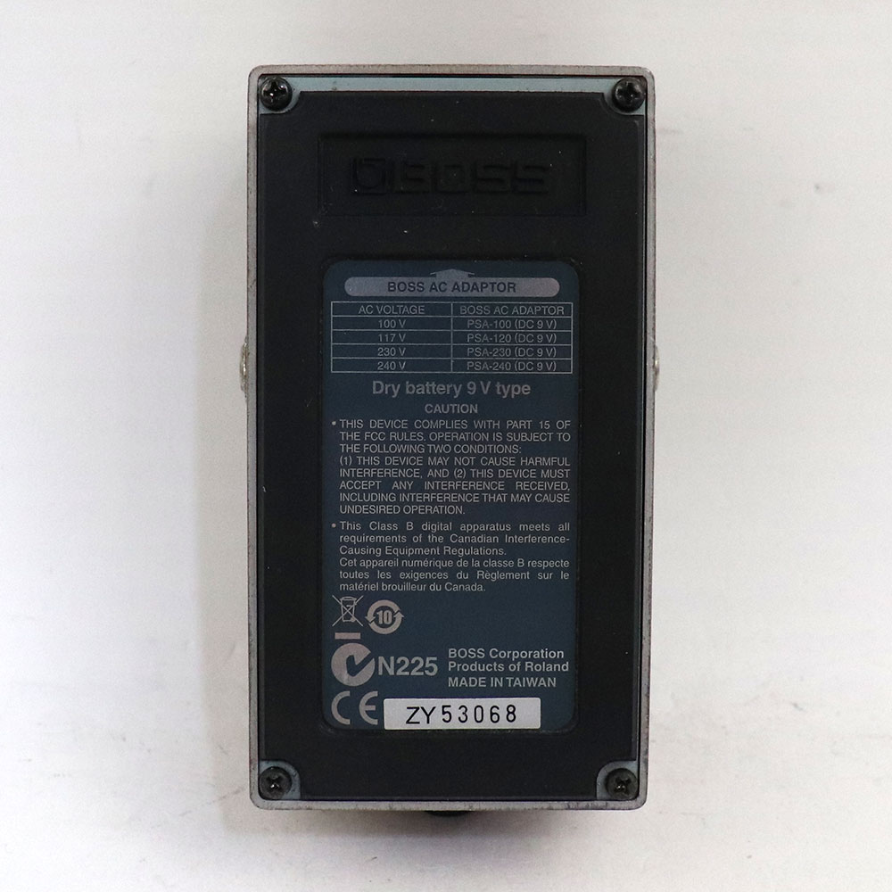 【中古】リバーブ エフェクター BOSS FRV-1 63 Fender Reverb ボス リヴァーブ エフェクター 裏面