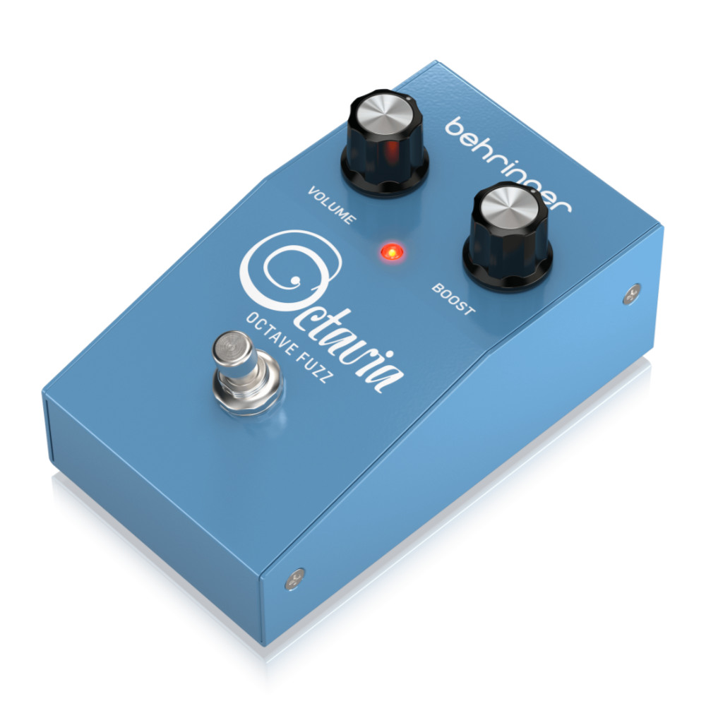 ファズ エフェクター BEHRINGER OCTAVIA OCTAVE FUZZ ベリンガー オクタビア オクターブファズ 右斜めアングル画像