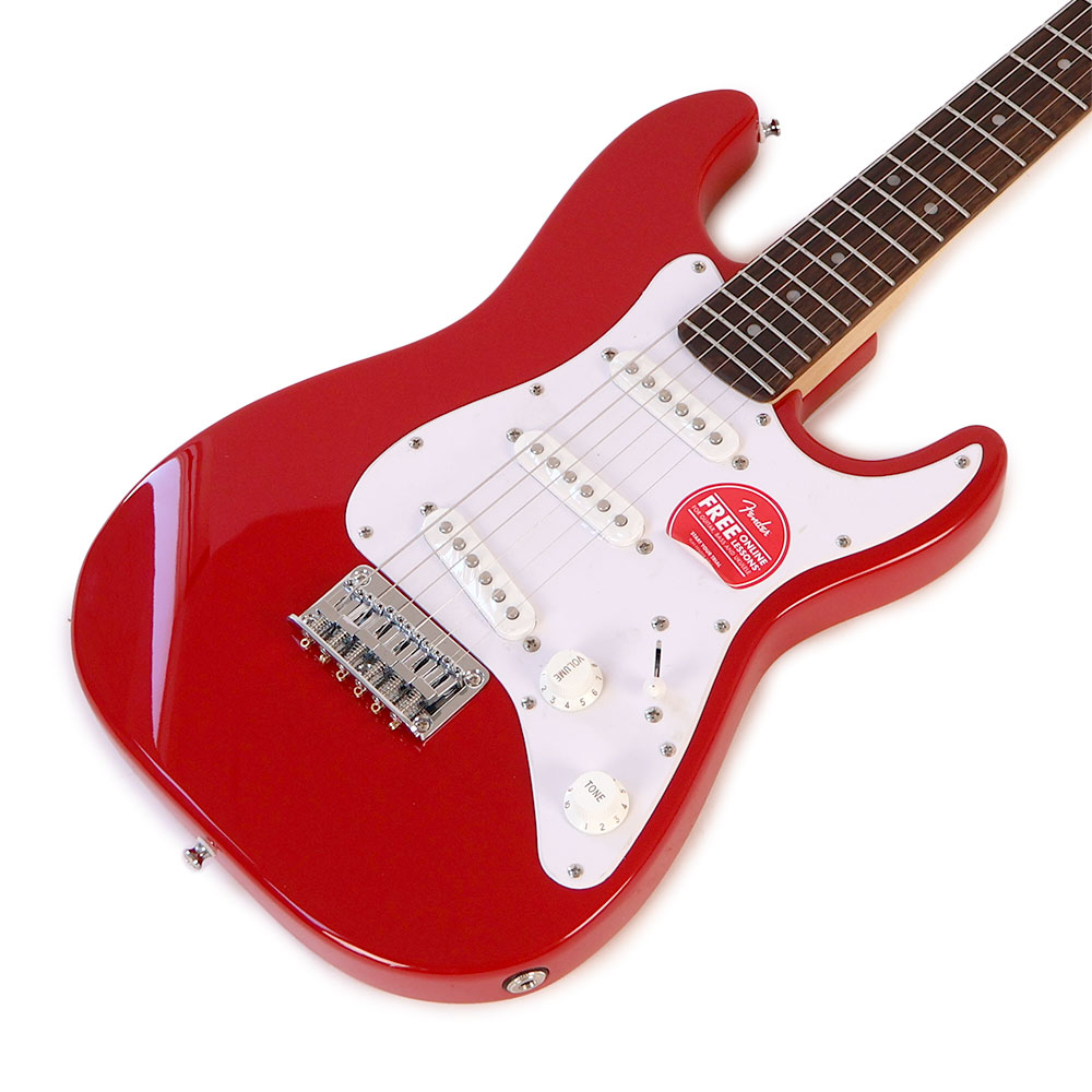 【訳あり】 Squier スクワイヤー スクワイアー Mini Stratocaster Laurel Fingerboard Dakota Red エレキギター アウトレット ボディ